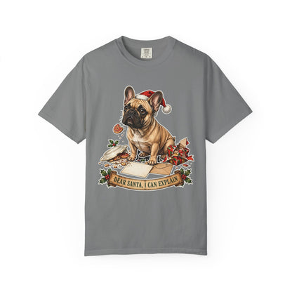 Dear Santa, I Can Explain French Bulldog Christmas Tee