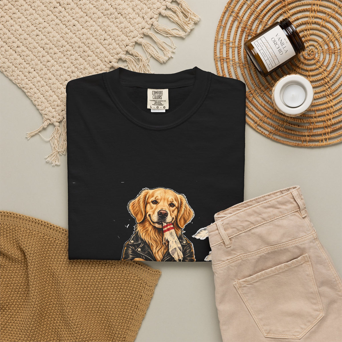 Certified Bad Influence Golden Retriever T-Shirt