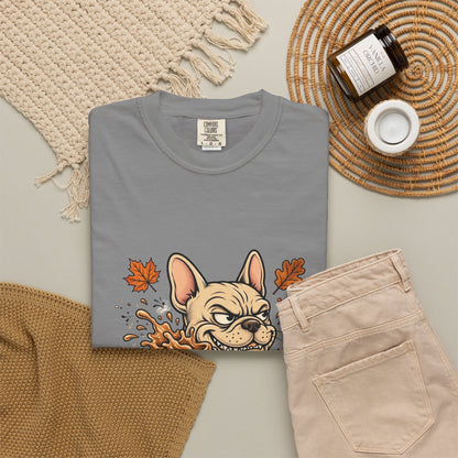 French Bulldog Yes I'm Basic Tee | Funny Fall Dog Graphic Shirt