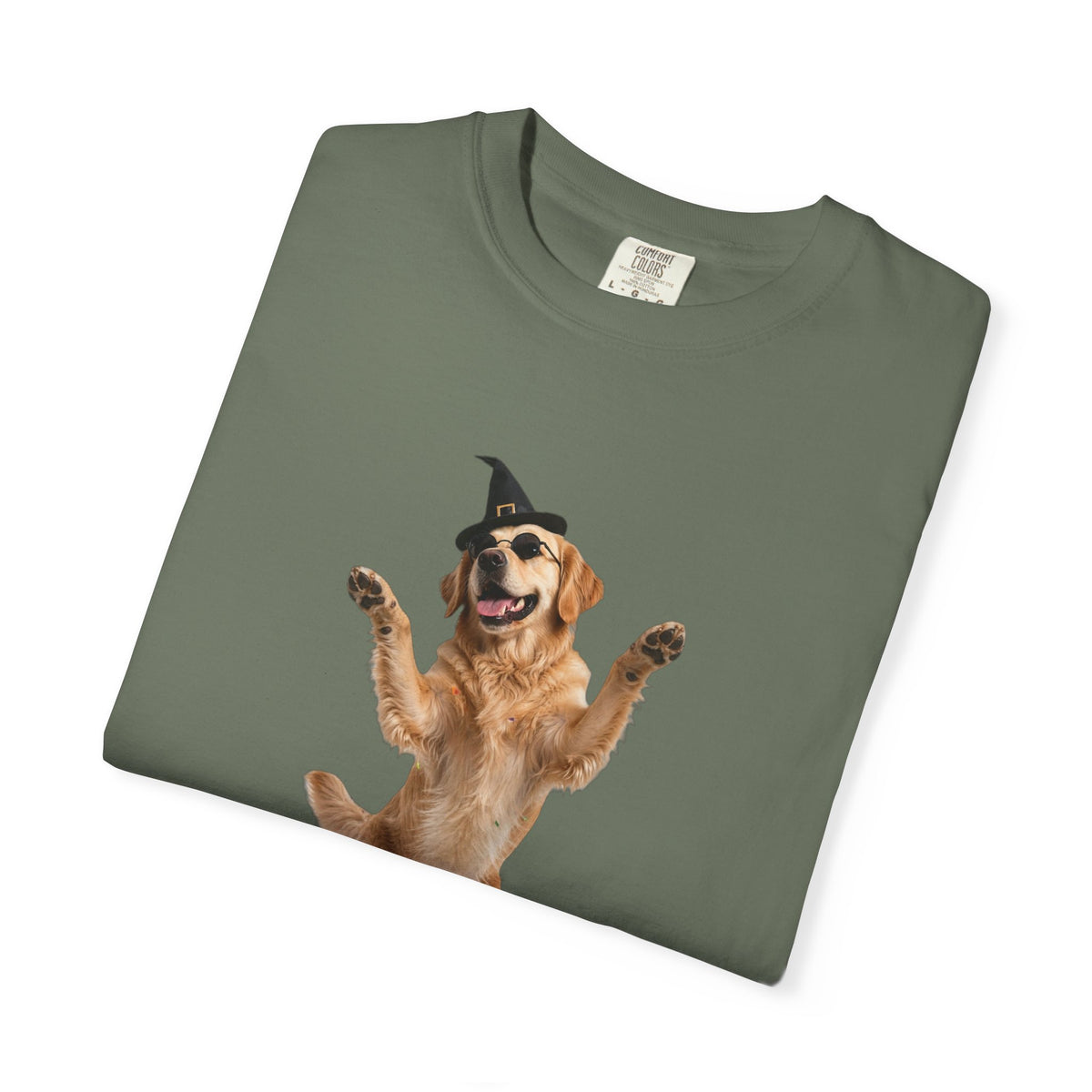 Golden Retriever Here For The Boos Tee | Funny Halloween Dog Shirt