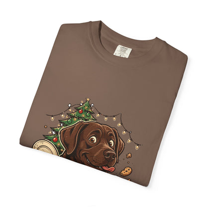 Labrador Retriever Most Likely To Get Coal Tee | Funny Christmas Dog Graphic Shirt