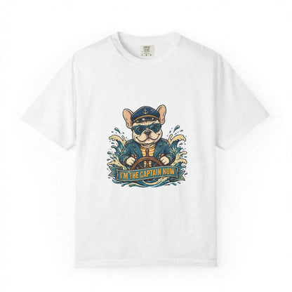 French Bulldog Boat Captain Tee | Funny Summer Dog Graphic Shirt