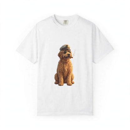 Goldendoodle Captain Tee | Funny Summer Dog Graphic Shirt
