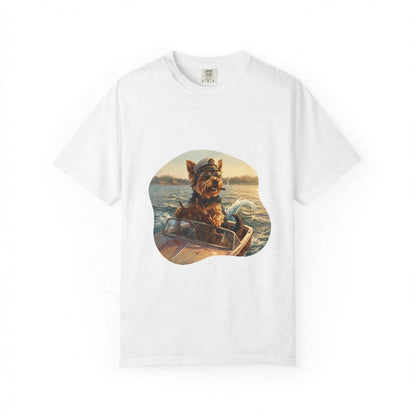 Yorkshire Terrier Captain Tee | Funny Summer Dog Graphic Shirt