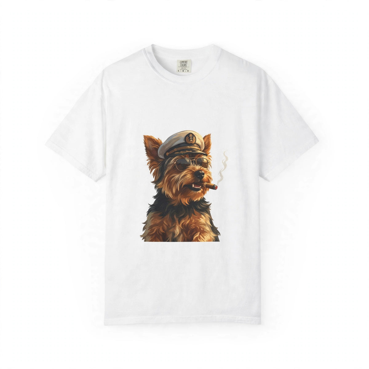 Yorkshire Terrier Captain Tee | Funny Summer Dog Graphic Shirt