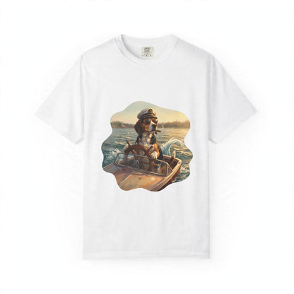 Beagle Captain Tee | Funny Summer Dog Graphic Shirt