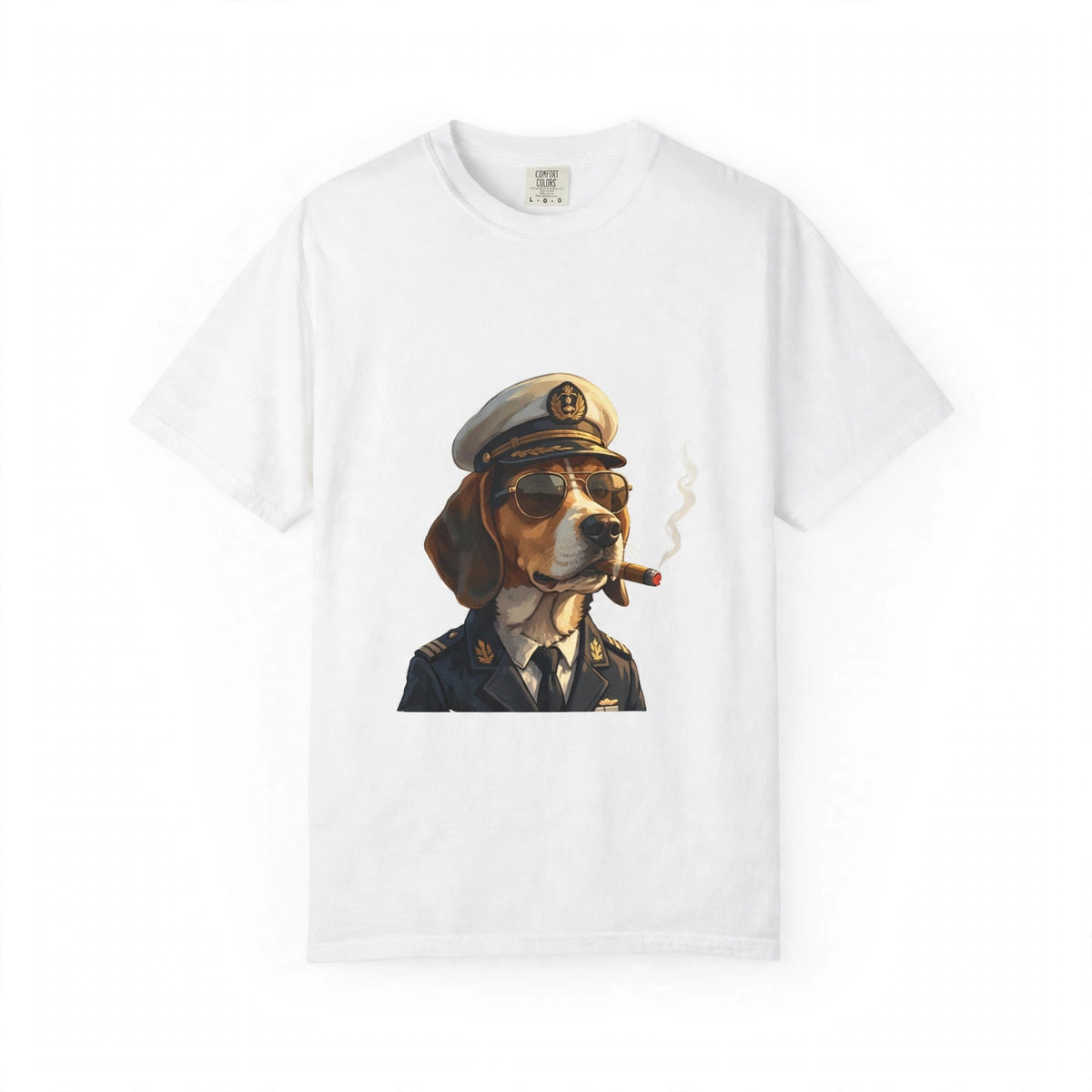 Beagle Captain Tee | Funny Summer Dog Graphic Shirt