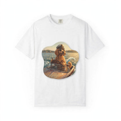 Poodle Captain Tee | Funny Summer Dog Graphic Shirt