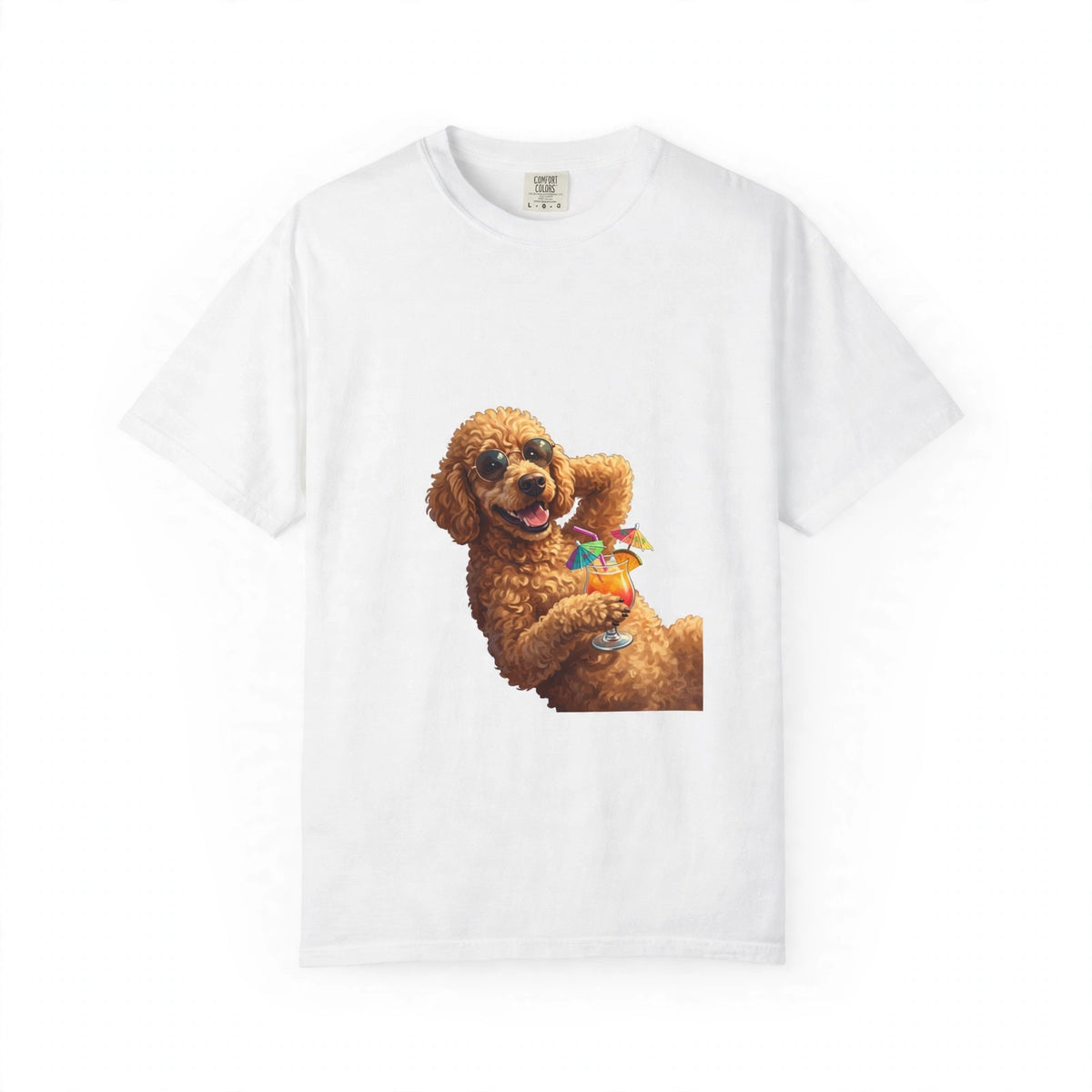 Poodle Poolside Tee | Funny Summer Dog Graphic Shirt