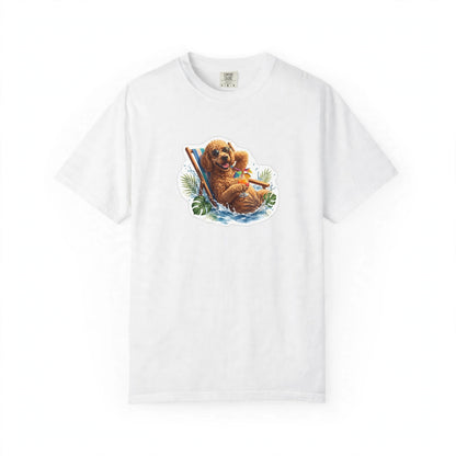 Poolside dog tee mockup v2