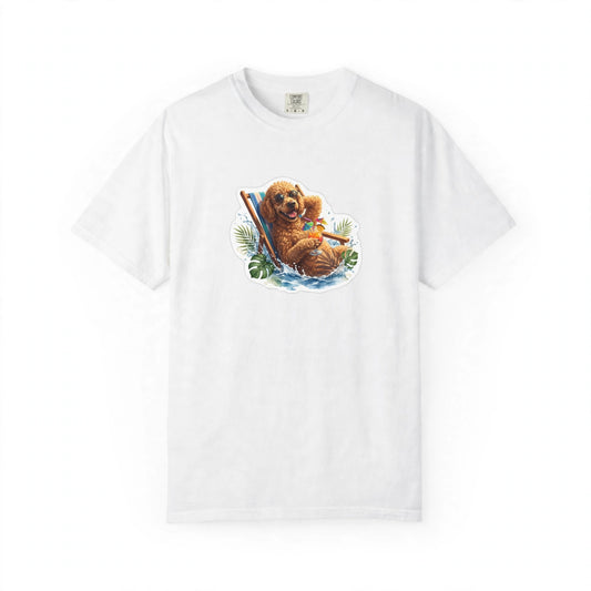 Poolside dog tee mockup v2
