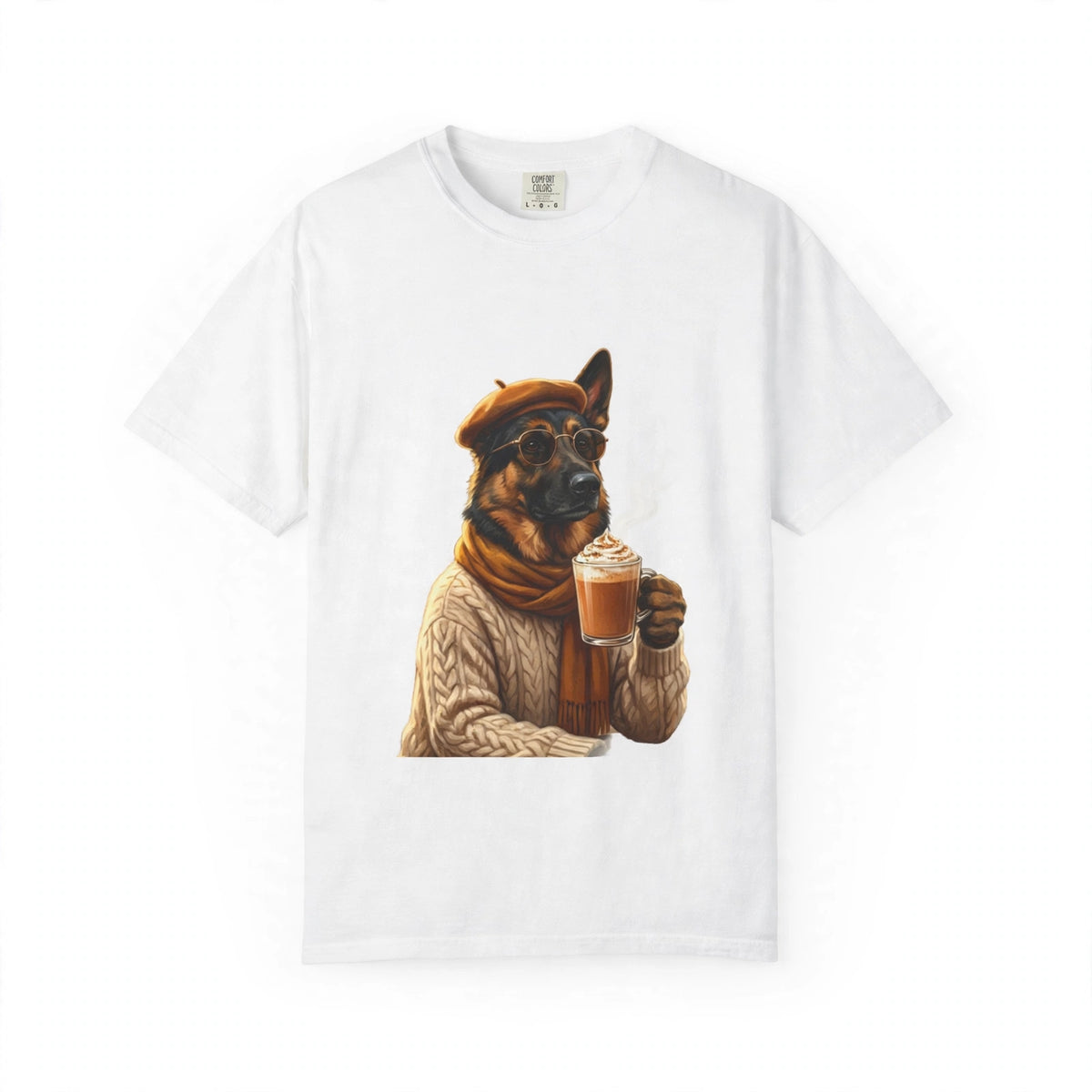 German Shepherd Pumpkin Spice Tee | Funny Fall Dog Graphic Shirt