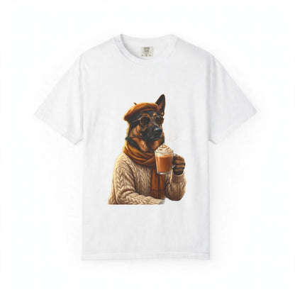 German Shepherd Pumpkin Spice Tee | Funny Fall Dog Graphic Shirt