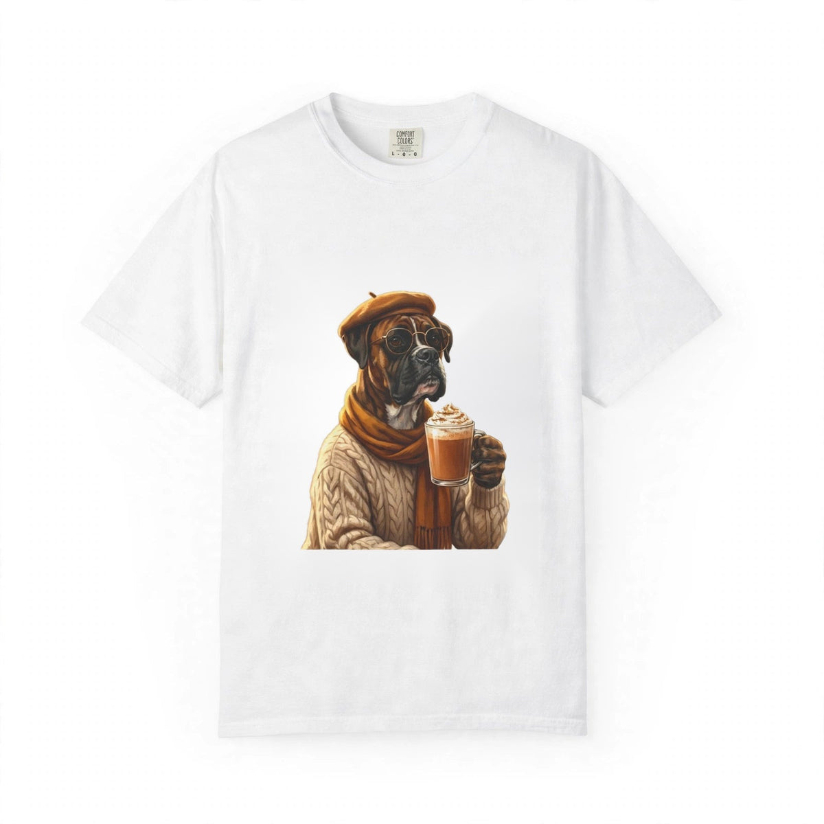 Boxer Pumpkin Spice Tee | Funny Fall Dog Graphic Shirt