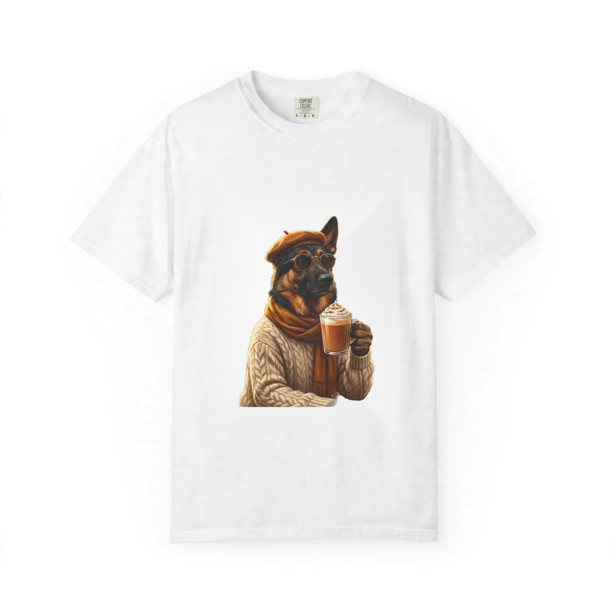 German Shepherd Pumpkin Spice Tee | Funny Fall Dog Graphic Shirt
