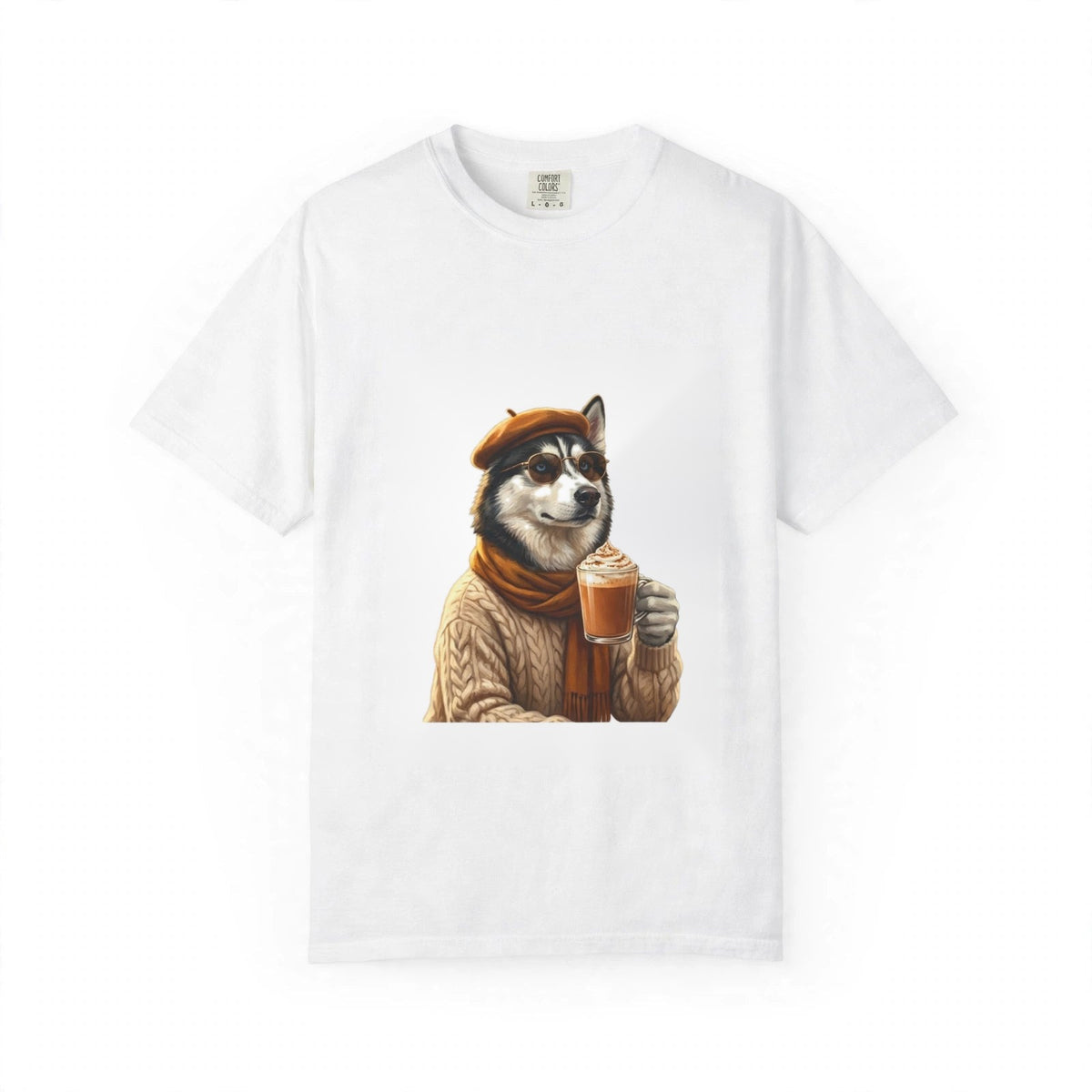 Siberian Husky Pumpkin Spice Tee | Funny Fall Dog Graphic Shirt