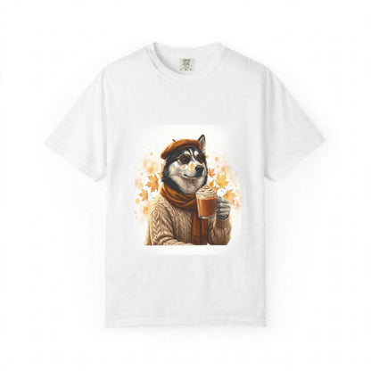 Siberian Husky Pumpkin Spice Tee | Funny Fall Dog Graphic Shirt