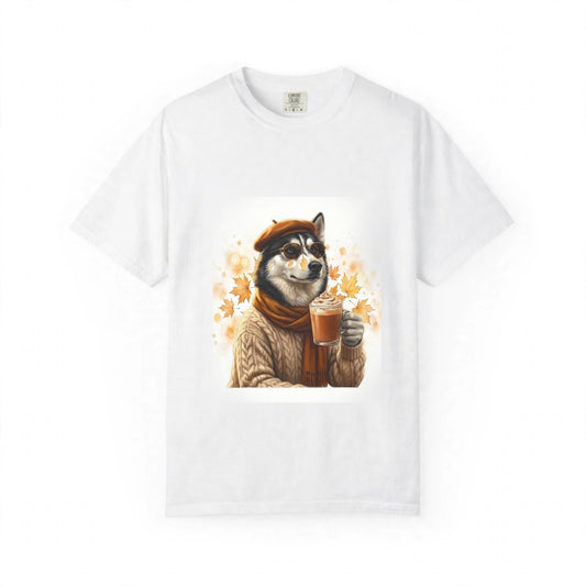 Siberian Husky Pumpkin Spice Tee | Funny Fall Dog Graphic Shirt